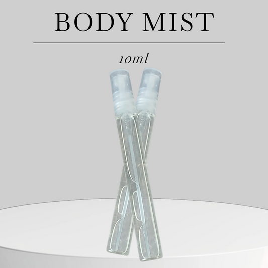 5x 10ml body mist